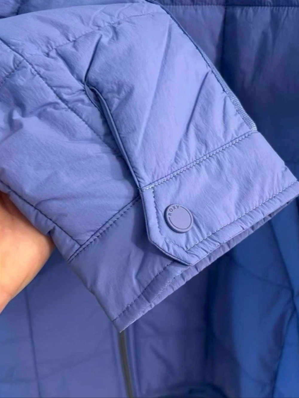 Roxy Lavender Quilted Puffer Jacket New Size Large. - Picture 5 of 5